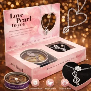 Pearl | Surprise Pearl Gift Set - Romantic Pearl Gift Set - A Magical Love Experience | Real Oyster Pearl Necklace | P1